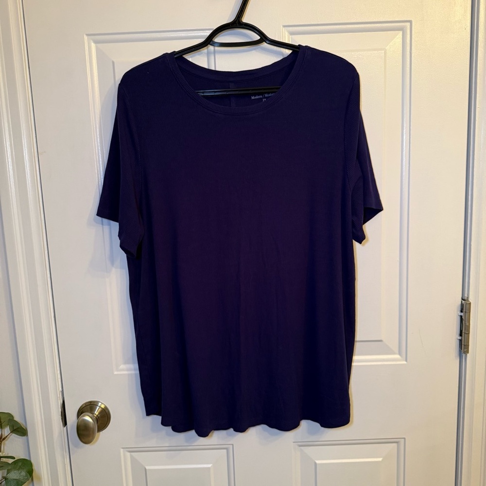 Addition Elle Navy Short Sleeve Tee